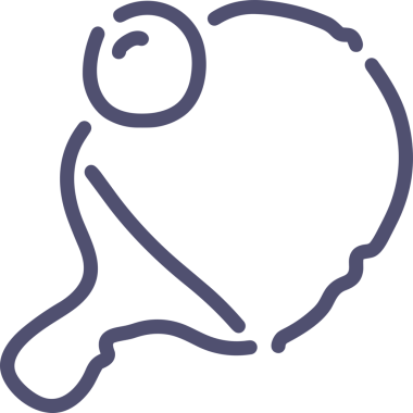 Siyah ve Beyaz Simge Tarzı ile Minimalist Top Ana Hattı Logosu Spor Markalaştırma Ekibi Kimliği Basit Rozet Tasarımları ve Tek Renkli Grafik Elemanları Web Yazısı ve Ticari Ürünler İçin Mükemmel