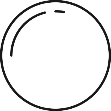 Siyah ve Beyaz Simge Tarzı ile Minimalist Top Ana Hattı Logosu Spor Markalaştırma Ekibi Kimliği Basit Rozet Tasarımları ve Tek Renkli Grafik Elemanları Web Yazısı ve Ticari Ürünler İçin Mükemmel