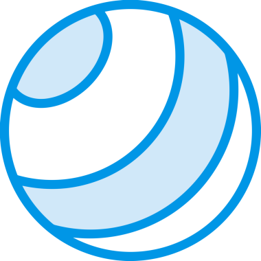 Siyah ve Beyaz Simge Tarzı ile Minimalist Top Ana Hattı Logosu Spor Markalaştırma Ekibi Kimliği Basit Rozet Tasarımları ve Tek Renkli Grafik Elemanları Web Yazısı ve Ticari Ürünler İçin Mükemmel