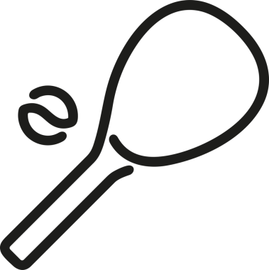 Siyah ve Beyaz Simge Tarzı ile Minimalist Top Ana Hattı Logosu Spor Markalaştırma Ekibi Kimliği Basit Rozet Tasarımları ve Tek Renkli Grafik Elemanları Web Yazısı ve Ticari Ürünler İçin Mükemmel