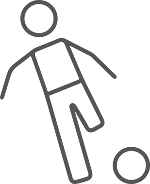 Siyah ve Beyaz Simge Tarzı ile Minimalist Top Ana Hattı Logosu Spor Markalaştırma Ekibi Kimliği Basit Rozet Tasarımları ve Tek Renkli Grafik Elemanları Web Yazısı ve Ticari Ürünler İçin Mükemmel