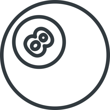 Siyah ve Beyaz Simge Tarzı ile Minimalist Top Ana Hattı Logosu Spor Markalaştırma Ekibi Kimliği Basit Rozet Tasarımları ve Tek Renkli Grafik Elemanları Web Yazısı ve Ticari Ürünler İçin Mükemmel