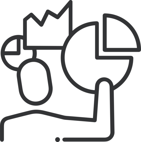 Veri Analitik Raporu Bilgi İşletme Elemanları ve Basit Temiz Tek Renk Biçimli Sunum Şablonları için Minimalist Grafik Çizelgesi Simgesi Simgesi PNG Biçimi