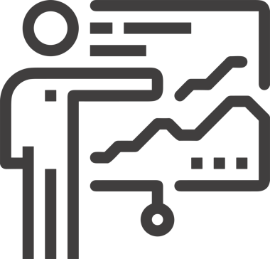 Veri Analitik Raporu Bilgi İşletme Elemanları ve Basit Temiz Tek Renk Biçimli Sunum Şablonları için Minimalist Grafik Çizelgesi Simgesi Simgesi PNG Biçimi