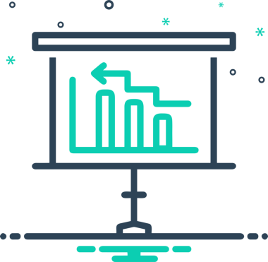 Veri Analitik Raporu Bilgi İşletme Elemanları ve Basit Temiz Tek Renk Biçimli Sunum Şablonları için Minimalist Grafik Çizelgesi Simgesi Simgesi PNG Biçimi