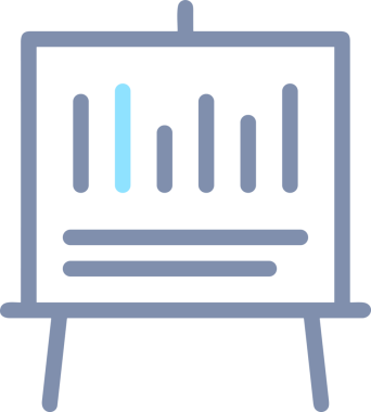 Veri Analitik Raporu Bilgi İşletme Elemanları ve Basit Temiz Tek Renk Biçimli Sunum Şablonları için Minimalist Grafik Çizelgesi Simgesi Simgesi PNG Biçimi