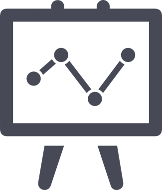 Veri Analitik Raporu Bilgi İşletme Elemanları ve Basit Temiz Tek Renk Biçimli Sunum Şablonları için Minimalist Grafik Simgesi Katı Simgesi PNG Biçimi