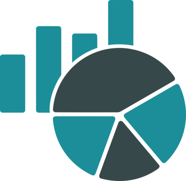 Veri Analitik Raporu Bilgi İşletme Elemanları ve Basit Temiz Tek Renk Biçimli Sunum Şablonları için Minimalist Grafik Simgesi Katı Simgesi PNG Biçimi