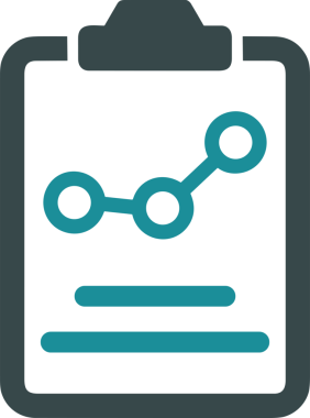 Veri Analitik Raporu Bilgi İşletme Elemanları ve Basit Temiz Tek Renk Biçimli Sunum Şablonları için Minimalist Grafik Simgesi Katı Simgesi PNG Biçimi