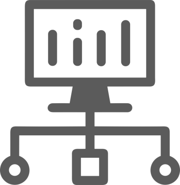 Veri Analitik Raporu Bilgi İşletme Elemanları ve Basit Temiz Tek Renk Biçimli Sunum Şablonları için Minimalist Grafik Simgesi Katı Simgesi PNG Biçimi