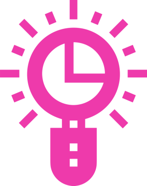 Veri Analitik Raporu Bilgi İşletme Elemanları ve Basit Temiz Tek Renk Biçimli Sunum Şablonları için Minimalist Grafik Simgesi Katı Simgesi PNG Biçimi