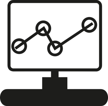 Veri Analitik Raporu Bilgi İşletme Elemanları ve Basit Temiz Tek Renk Biçimli Sunum Şablonları için Minimalist Grafik Simgesi Katı Simgesi PNG Biçimi