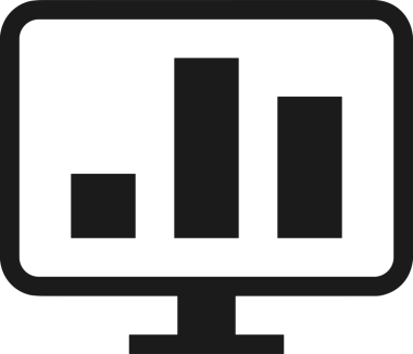 Veri Analitik Raporu Bilgi İşletme Elemanları ve Basit Temiz Tek Renk Biçimli Sunum Şablonları için Minimalist Grafik Simgesi Katı Simgesi PNG Biçimi