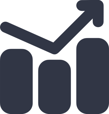 Veri Analitik Raporu Bilgi İşletme Elemanları ve Basit Temiz Tek Renk Biçimli Sunum Şablonları için Minimalist Grafik Simgesi Katı Simgesi PNG Biçimi