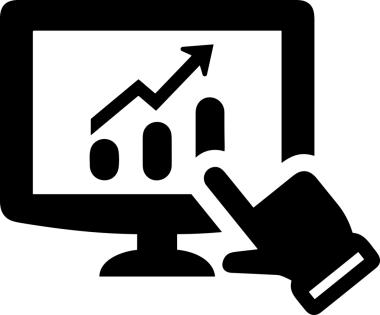 Veri Analitik Raporu Bilgi İşletme Elemanları ve Basit Temiz Tek Renk Biçimli Sunum Şablonları için Minimalist Grafik Simgesi Katı Simgesi PNG Biçimi