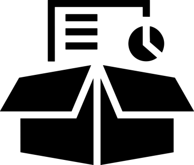 Veri Analitik Raporu Bilgi İşletme Elemanları ve Basit Temiz Tek Renk Biçimli Sunum Şablonları için Minimalist Grafik Simgesi Katı Simgesi PNG Biçimi