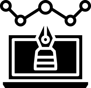 Veri Analitik Raporu Bilgi İşletme Elemanları ve Basit Temiz Tek Renk Biçimli Sunum Şablonları için Minimalist Grafik Simgesi Katı Simgesi PNG Biçimi