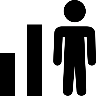 Veri Analitik Raporu Bilgi İşletme Elemanları ve Basit Temiz Tek Renk Biçimli Sunum Şablonları için Minimalist Grafik Simgesi Katı Simgesi PNG Biçimi