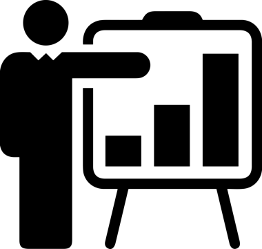 Veri Analitik Raporu Bilgi İşletme Elemanları ve Basit Temiz Tek Renk Biçimli Sunum Şablonları için Minimalist Grafik Simgesi Katı Simgesi PNG Biçimi