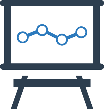 Veri Analitik Raporu Bilgi İşletme Elemanları ve Basit Temiz Tek Renk Biçimli Sunum Şablonları için Minimalist Grafik Simgesi Katı Simgesi PNG Biçimi