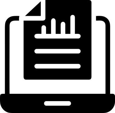 Veri Analitik Raporu Bilgi İşletme Elemanları ve Basit Temiz Tek Renk Biçimli Sunum Şablonları için Minimalist Grafik Simgesi Katı Simgesi PNG Biçimi