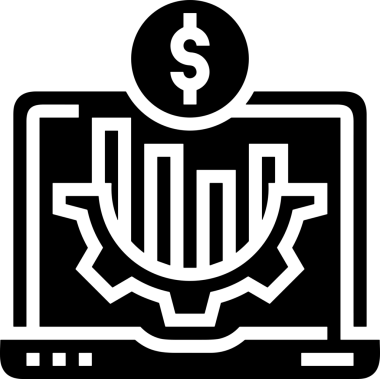Veri Analitik Raporu Bilgi İşletme Elemanları ve Basit Temiz Tek Renk Biçimli Sunum Şablonları için Minimalist Grafik Simgesi Katı Simgesi PNG Biçimi