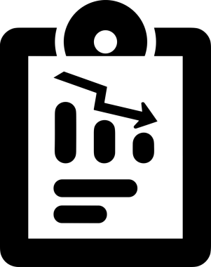 Veri Analitik Raporu Bilgi İşletme Elemanları ve Basit Temiz Tek Renk Biçimli Sunum Şablonları için Minimalist Grafik Simgesi Katı Simgesi PNG Biçimi
