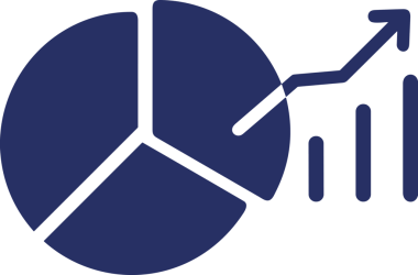 Veri Analitik Raporu Bilgi İşletme Elemanları ve Basit Temiz Tek Renk Biçimli Sunum Şablonları için Minimalist Grafik Simgesi Katı Simgesi PNG Biçimi