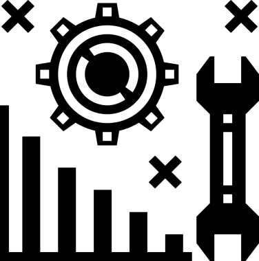 Veri Analitik Raporu Bilgi İşletme Elemanları ve Basit Temiz Tek Renk Biçimli Sunum Şablonları için Minimalist Grafik Simgesi Katı Simgesi PNG Biçimi