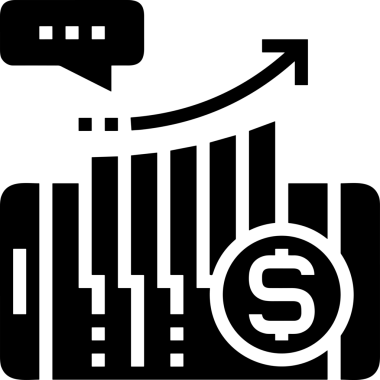 Veri Analitik Raporu Bilgi İşletme Elemanları ve Basit Temiz Tek Renk Biçimli Sunum Şablonları için Minimalist Grafik Simgesi Katı Simgesi PNG Biçimi