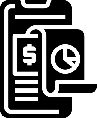 Veri Analitik Raporu Bilgi İşletme Elemanları ve Basit Temiz Tek Renk Biçimli Sunum Şablonları için Minimalist Grafik Simgesi Katı Simgesi PNG Biçimi