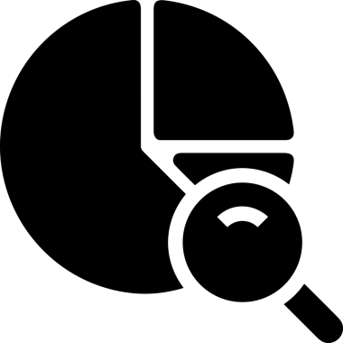 Veri Analitik Raporu Bilgi İşletme Elemanları ve Basit Temiz Tek Renk Biçimli Sunum Şablonları için Minimalist Grafik Simgesi Katı Simgesi PNG Biçimi