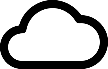 PNG biçiminde bulut depolama simgesi şeffaf arkaplan tasarımı ile dijital sunucu güvenli dosya eşzamanlama sunucu yönetimi ve modern web veya mobil kullanıcı arayüzü uygulamaları için ideal