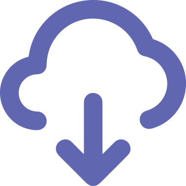 PNG biçiminde bulut depolama simgesi şeffaf arkaplan tasarımı ile dijital sunucu güvenli dosya eşzamanlama sunucu yönetimi ve modern web veya mobil kullanıcı arayüzü uygulamaları için ideal