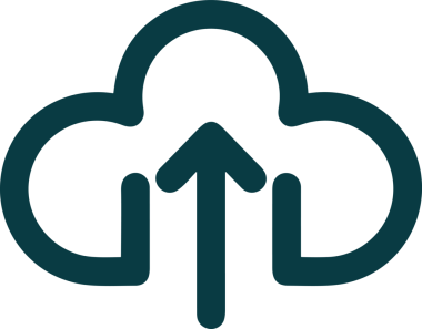 PNG biçiminde bulut depolama simgesi şeffaf arkaplan tasarımı ile dijital sunucu güvenli dosya eşzamanlama sunucu yönetimi ve modern web veya mobil kullanıcı arayüzü uygulamaları için ideal