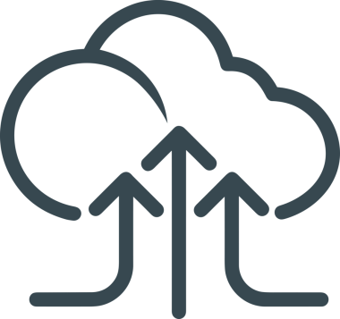 PNG biçiminde bulut depolama simgesi şeffaf arkaplan tasarımı ile dijital sunucu güvenli dosya eşzamanlama sunucu yönetimi ve modern web veya mobil kullanıcı arayüzü uygulamaları için ideal