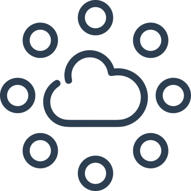 PNG biçiminde bulut depolama simgesi şeffaf arkaplan tasarımı ile dijital sunucu güvenli dosya eşzamanlama sunucu yönetimi ve modern web veya mobil kullanıcı arayüzü uygulamaları için ideal
