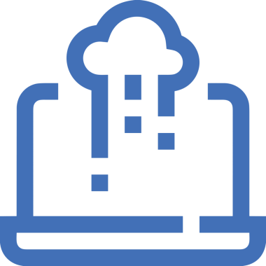 PNG biçiminde bulut depolama simgesi şeffaf arkaplan tasarımı ile dijital sunucu güvenli dosya eşzamanlama sunucu yönetimi ve modern web veya mobil kullanıcı arayüzü uygulamaları için ideal