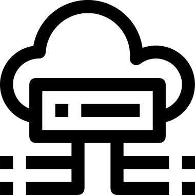PNG biçiminde bulut depolama simgesi şeffaf arkaplan tasarımı ile dijital sunucu güvenli dosya eşzamanlama sunucu yönetimi ve modern web veya mobil kullanıcı arayüzü uygulamaları için ideal