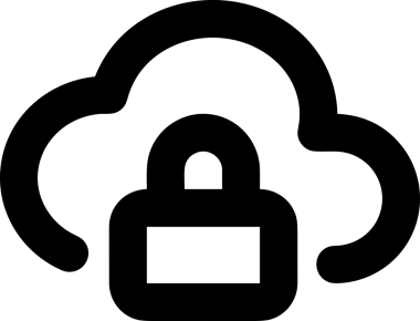 PNG biçiminde bulut depolama simgesi şeffaf arkaplan tasarımı ile dijital sunucu güvenli dosya eşzamanlama sunucu yönetimi ve modern web veya mobil kullanıcı arayüzü uygulamaları için ideal