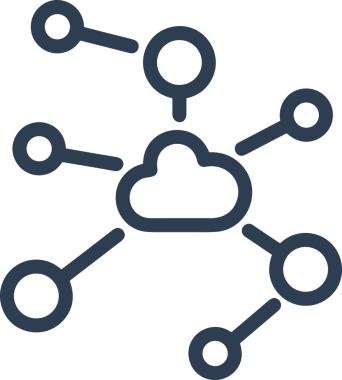 PNG biçiminde bulut depolama simgesi şeffaf arkaplan tasarımı ile dijital sunucu güvenli dosya eşzamanlama sunucu yönetimi ve modern web veya mobil kullanıcı arayüzü uygulamaları için ideal