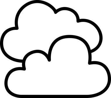 PNG biçiminde bulut depolama simgesi şeffaf arkaplan tasarımı ile dijital sunucu güvenli dosya eşzamanlama sunucu yönetimi ve modern web veya mobil kullanıcı arayüzü uygulamaları için ideal