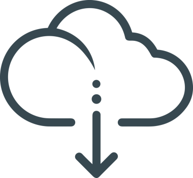 PNG biçiminde bulut depolama simgesi şeffaf arkaplan tasarımı ile dijital sunucu güvenli dosya eşzamanlama sunucu yönetimi ve modern web veya mobil kullanıcı arayüzü uygulamaları için ideal
