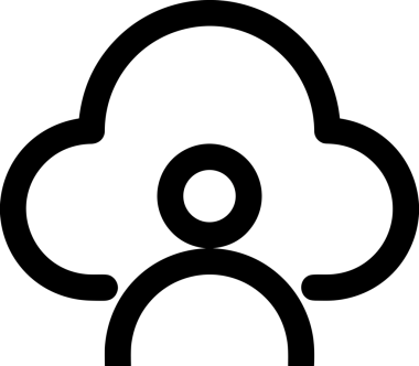 PNG biçiminde bulut depolama simgesi şeffaf arkaplan tasarımı ile dijital sunucu güvenli dosya eşzamanlama sunucu yönetimi ve modern web veya mobil kullanıcı arayüzü uygulamaları için ideal