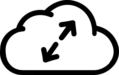 PNG biçiminde bulut depolama simgesi şeffaf arkaplan tasarımı ile dijital sunucu güvenli dosya eşzamanlama sunucu yönetimi ve modern web veya mobil kullanıcı arayüzü uygulamaları için ideal