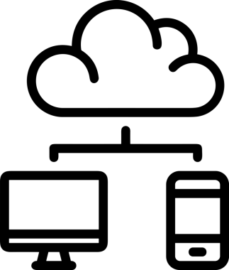 PNG biçiminde bulut depolama simgesi şeffaf arkaplan tasarımı ile dijital sunucu güvenli dosya eşzamanlama sunucu yönetimi ve modern web veya mobil kullanıcı arayüzü uygulamaları için ideal