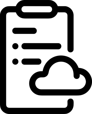 PNG biçiminde bulut depolama simgesi şeffaf arkaplan tasarımı ile dijital sunucu güvenli dosya eşzamanlama sunucu yönetimi ve modern web veya mobil kullanıcı arayüzü uygulamaları için ideal