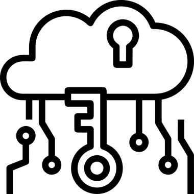 PNG biçiminde bulut depolama simgesi şeffaf arkaplan tasarımı ile dijital sunucu güvenli dosya eşzamanlama sunucu yönetimi ve modern web veya mobil kullanıcı arayüzü uygulamaları için ideal
