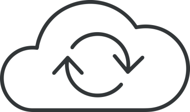 PNG biçiminde bulut depolama simgesi şeffaf arkaplan tasarımı ile dijital sunucu güvenli dosya eşzamanlama sunucu yönetimi ve modern web veya mobil kullanıcı arayüzü uygulamaları için ideal