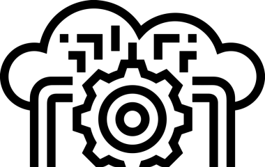 PNG biçiminde bulut depolama simgesi şeffaf arkaplan tasarımı ile dijital sunucu güvenli dosya eşzamanlama sunucu yönetimi ve modern web veya mobil kullanıcı arayüzü uygulamaları için ideal